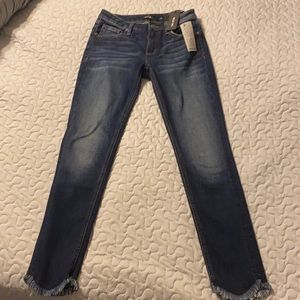 Miss Me Frayed Ankle Jeans